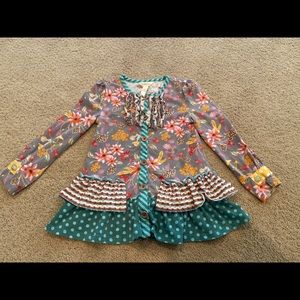 Matilda Jane Far Far Away Ruffle Pinecone shirt 4